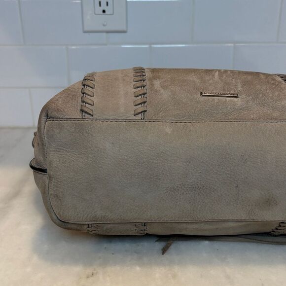 Rebecca Minkoff Bag Purse Handbag Leather Boho Nubuck Tote Bag Pocketbook - Picture 10 of 16